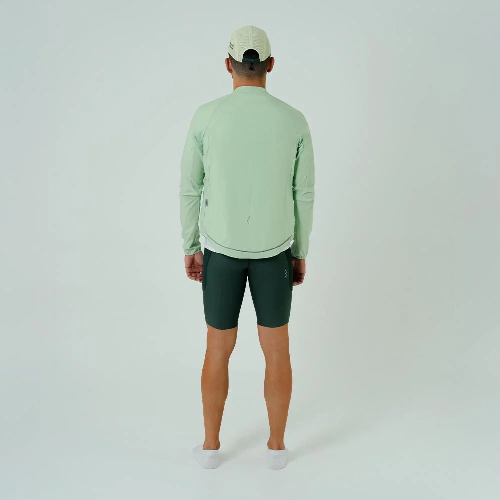 CHAQUETA RUNNING AQUALITE VERDE CLARO PARA HOMBRE