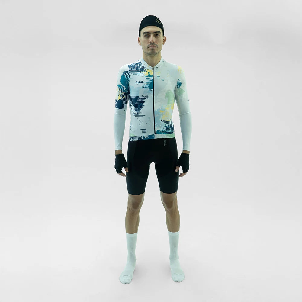 CAMISA CICLISMO MANGA LARGA FRACT GRIS PARA HOMBRE