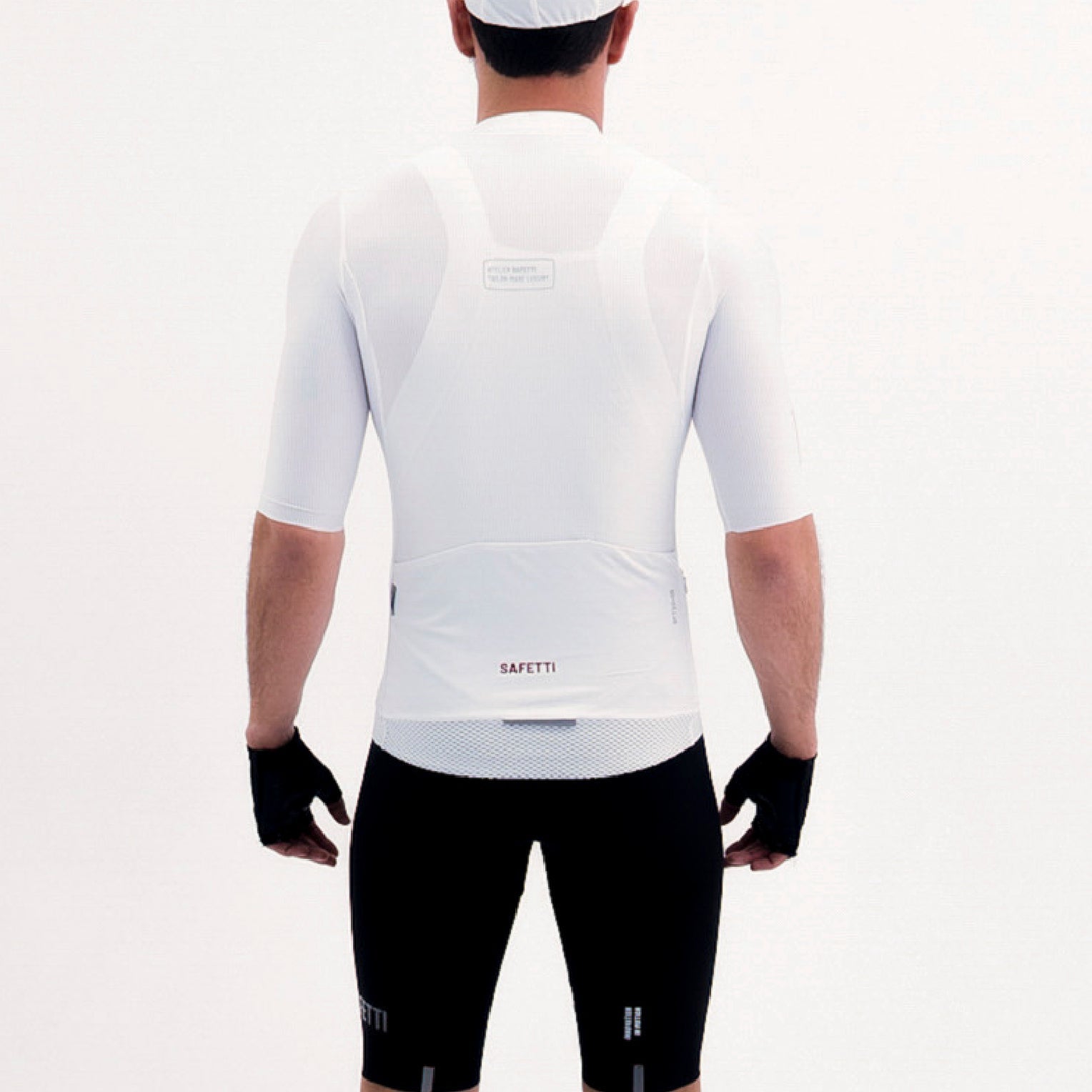 CAMISA CICLISMO MANGA CORTA LATITUDE BLANCA PARA HOMBRE