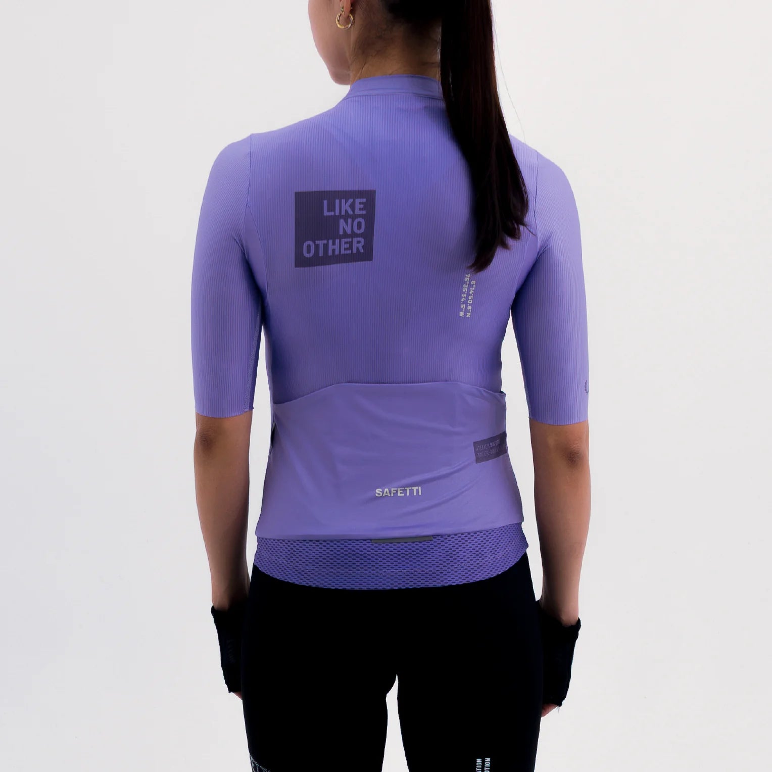 CAMISA CICLISMO MANGA CORTA UVA PARA MUJER