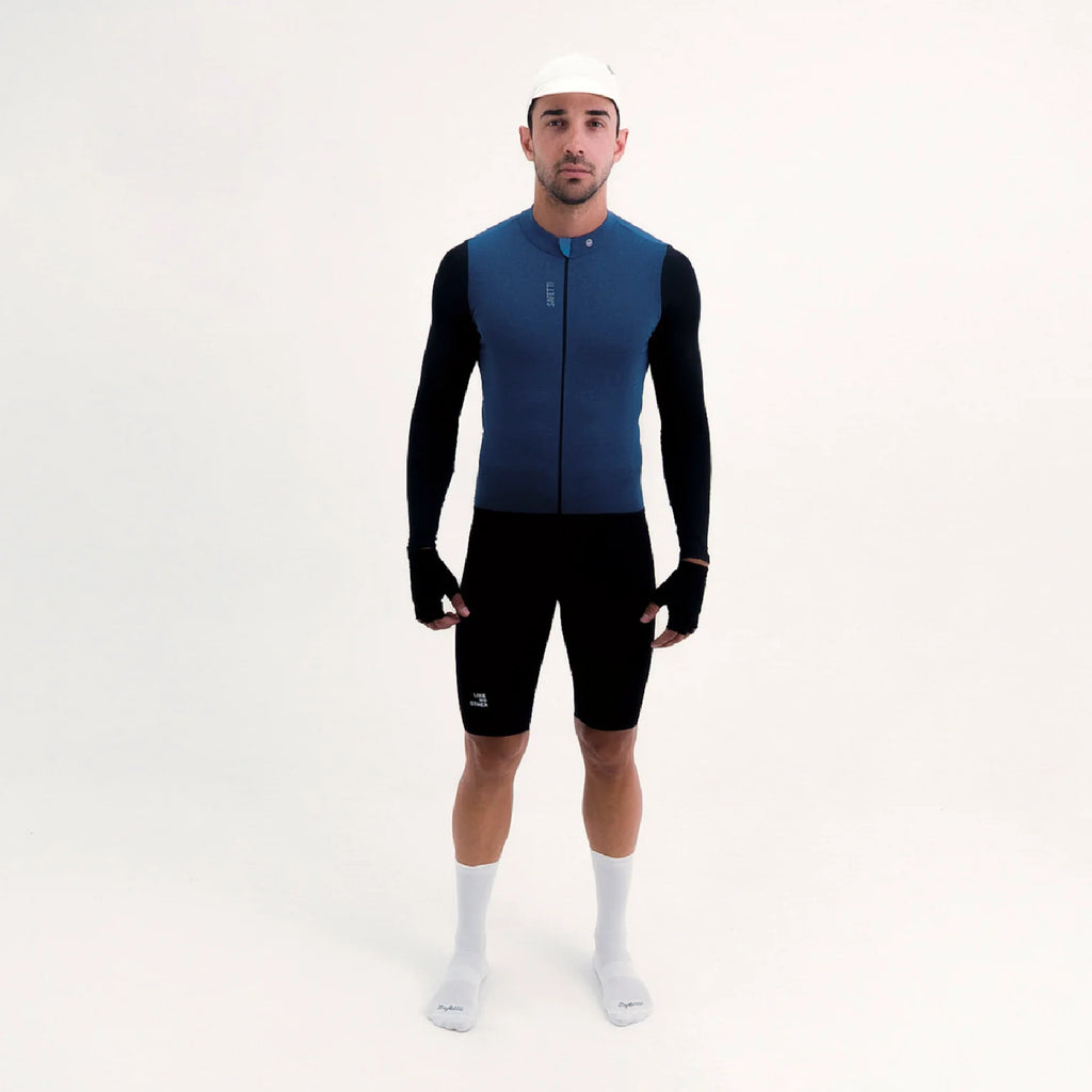 CAMISA CICLISMO MANGA LARGA CLIMATE AZUL PARA HOMBRE