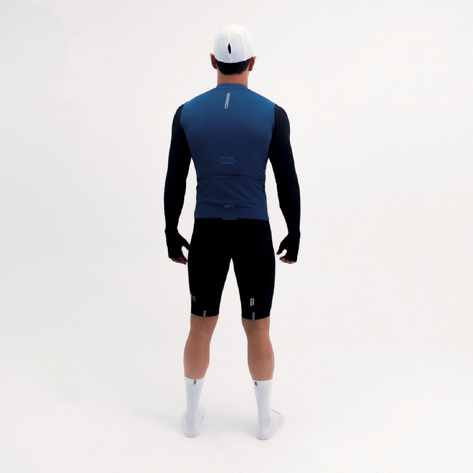 CAMISA CICLISMO MANGA LARGA CLIMATE AZUL PARA HOMBRE