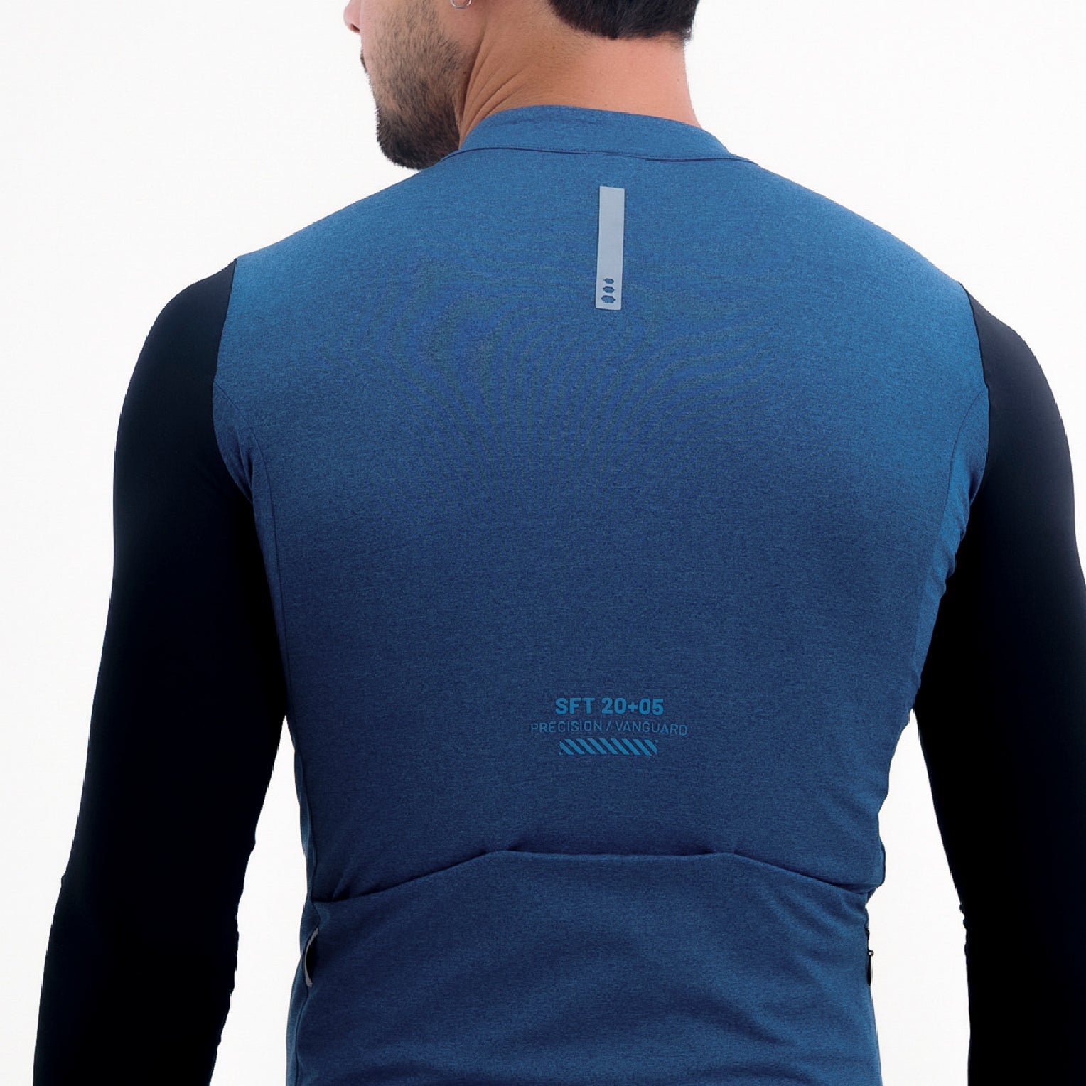 CAMISA CICLISMO MANGA LARGA CLIMATE AZUL PARA HOMBRE