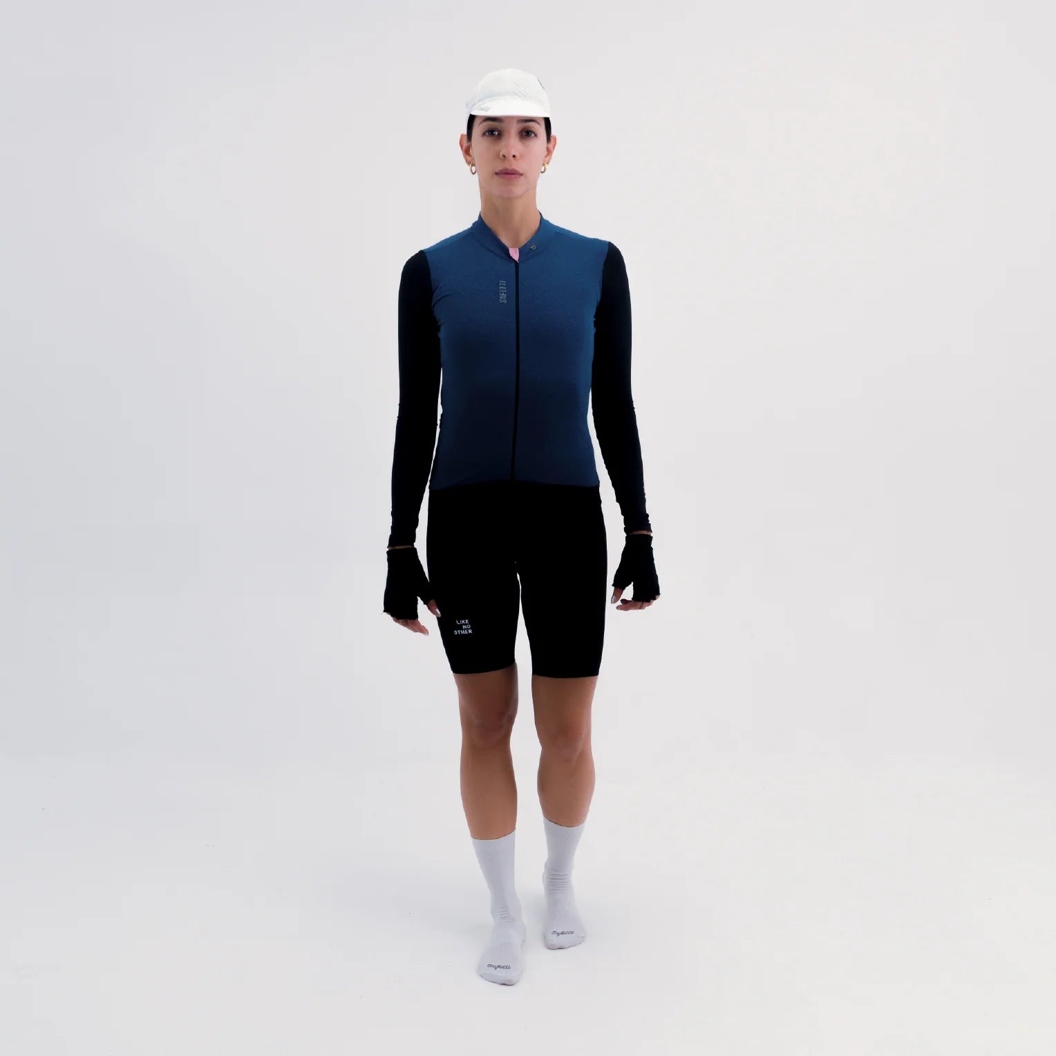 CAMISA CICLISMO MANGA LARGA CLIMATE AZUL PARA MUJER