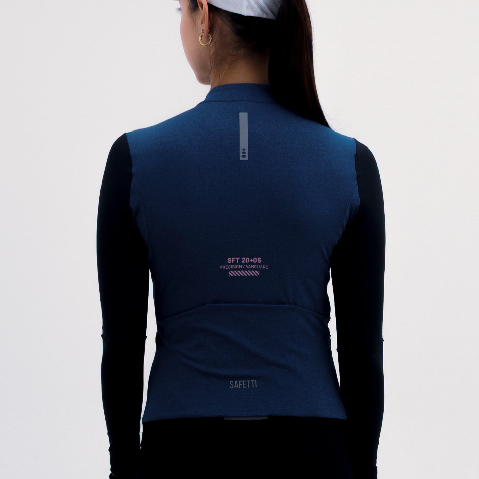 CAMISA CICLISMO MANGA LARGA CLIMATE AZUL PARA MUJER