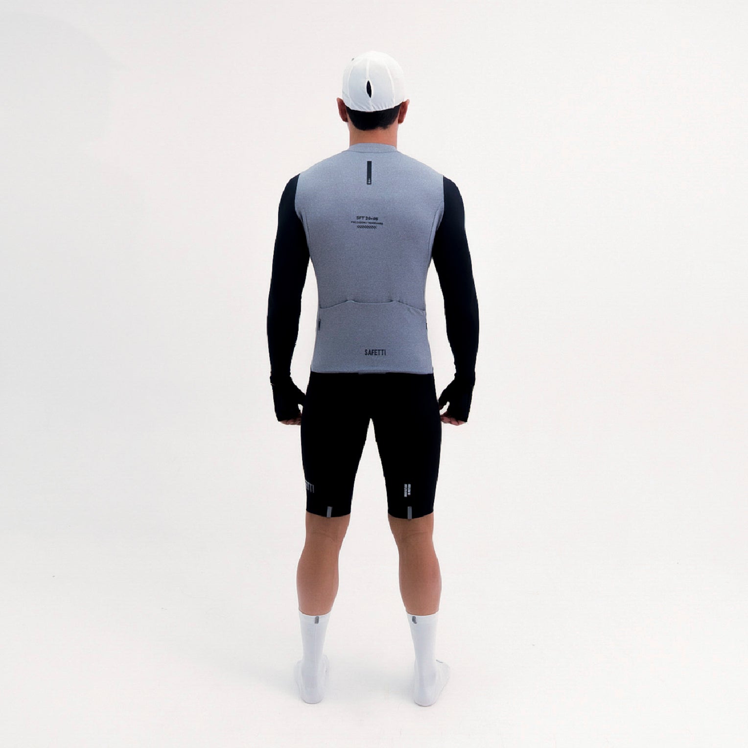 CAMISA CICLISMO MANGA LARGA CLIMATE GRIS PARA HOMBRE