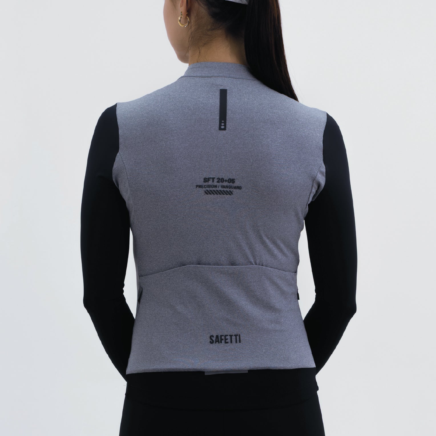 CAMISA CICLISMO MANGA LARGA CLIMATE GRIS PARA MUJER