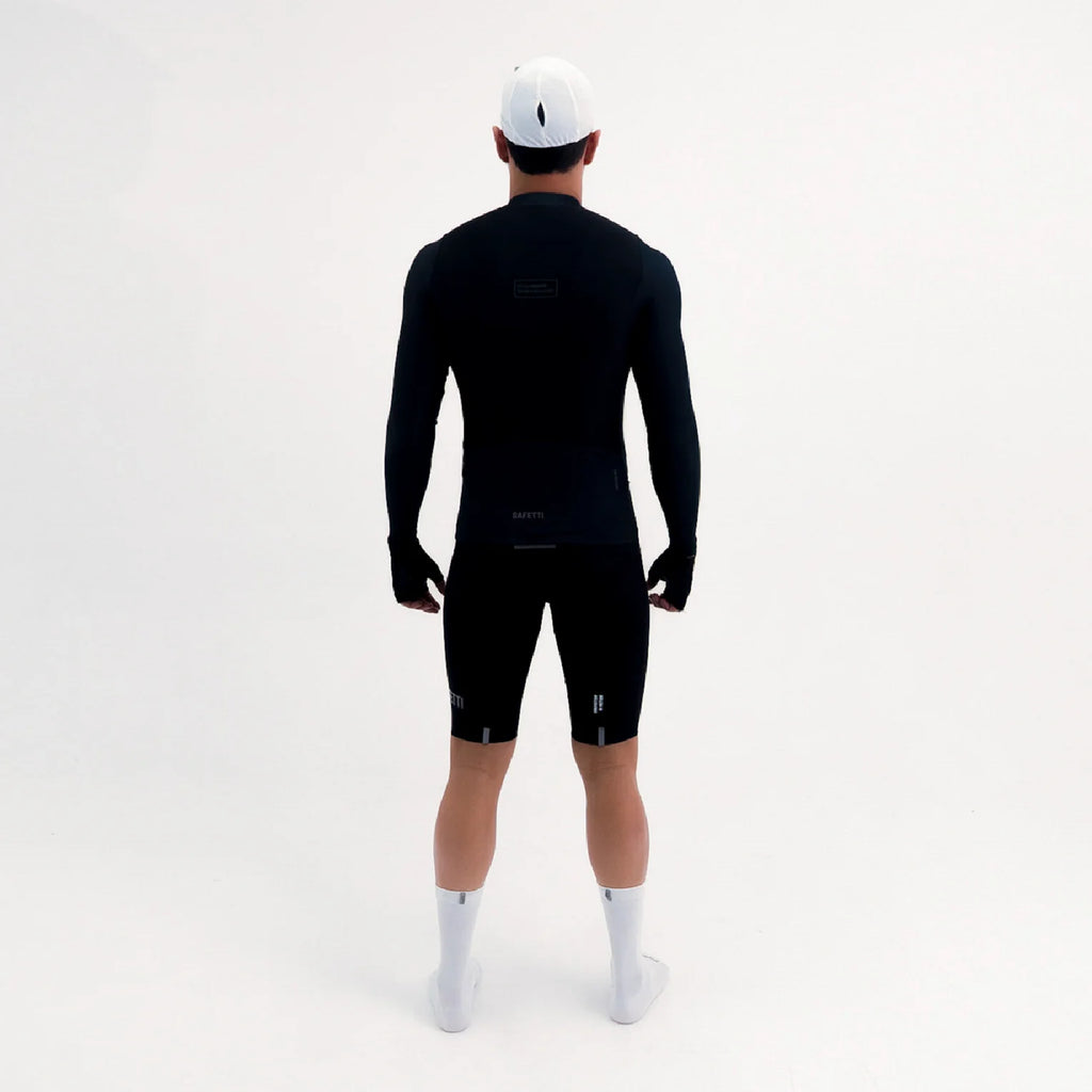 CAMISA CICLISMO MANGA LARGA LATITUDE NEGRO PARA HOMBRE