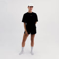 CAMISETA LIFESTYLE MANGA CORTA ROAM OVERSIZE BLACK PARA MUJER