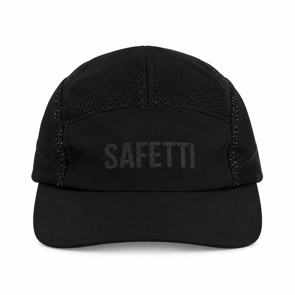 Unisex Kooler Black Running Cap
