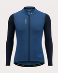 Men’s Climate Blue Long-Sleeve Cycling Jersey