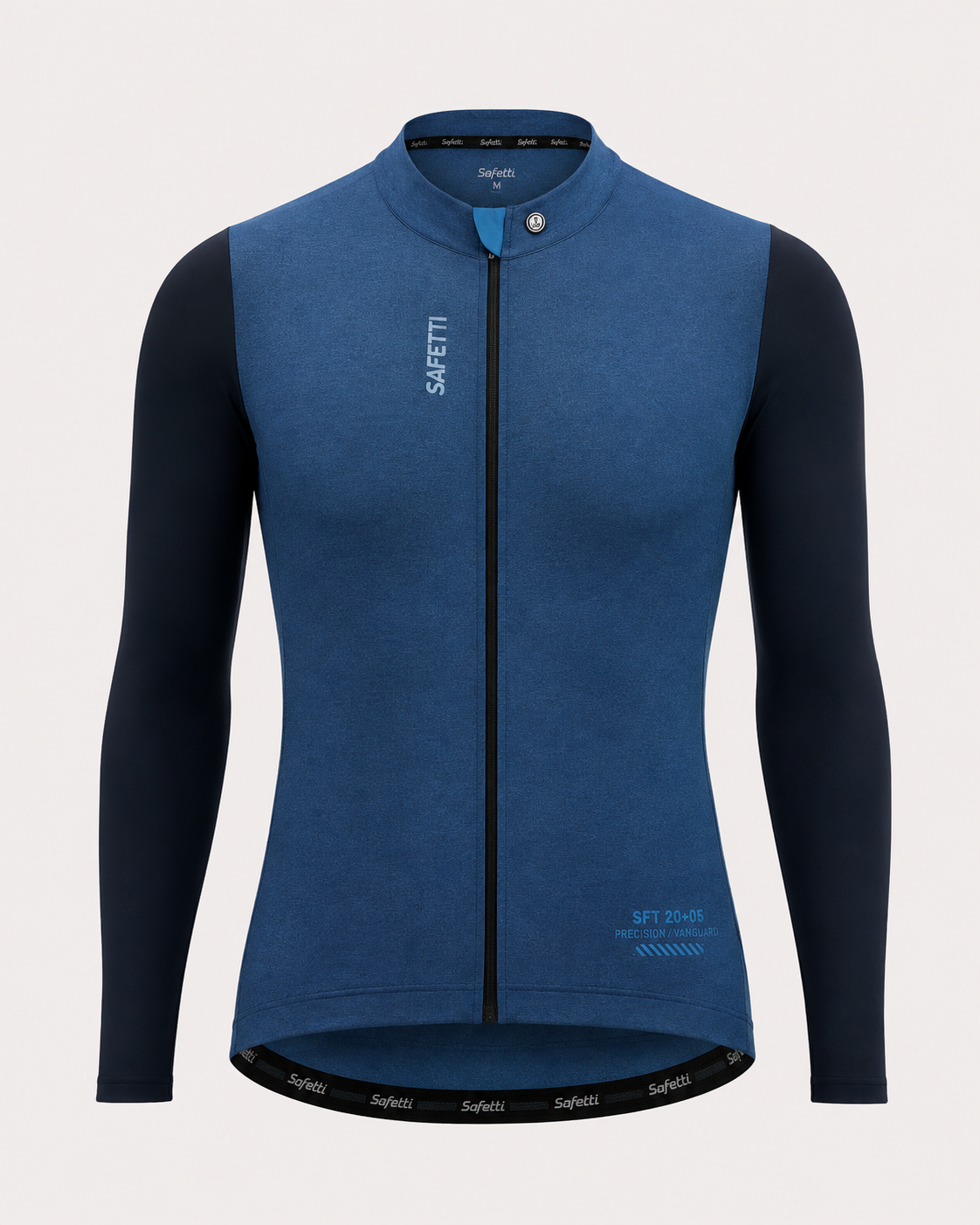 Men’s Climate Blue Long-Sleeve Cycling Jersey
