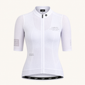 Women’s Latitude White Short-Sleeve Cycling Jersey