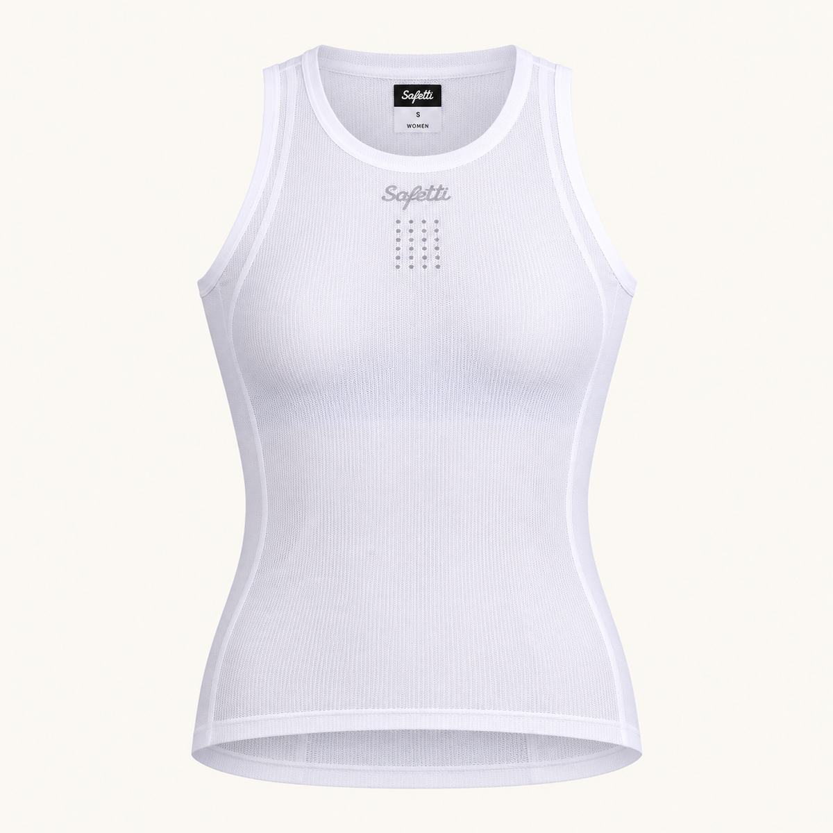 Women’s Bianco Sleeveless Cycling Base Layer