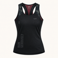 Women’s Strobe Black Sleeveless Running Tank