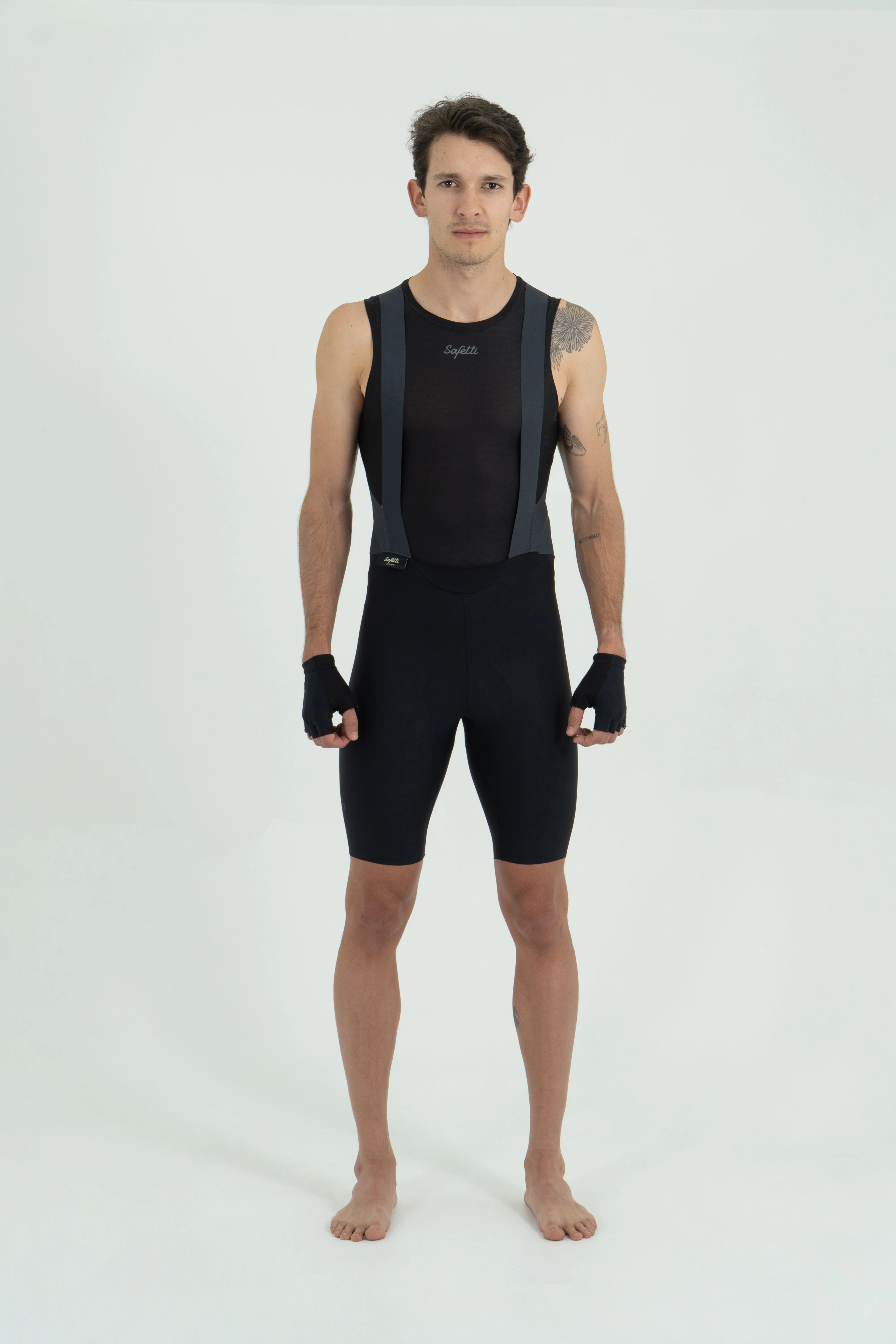 PANTALONETA CICLISMO TOSCANA NERO PARA HOMBRE