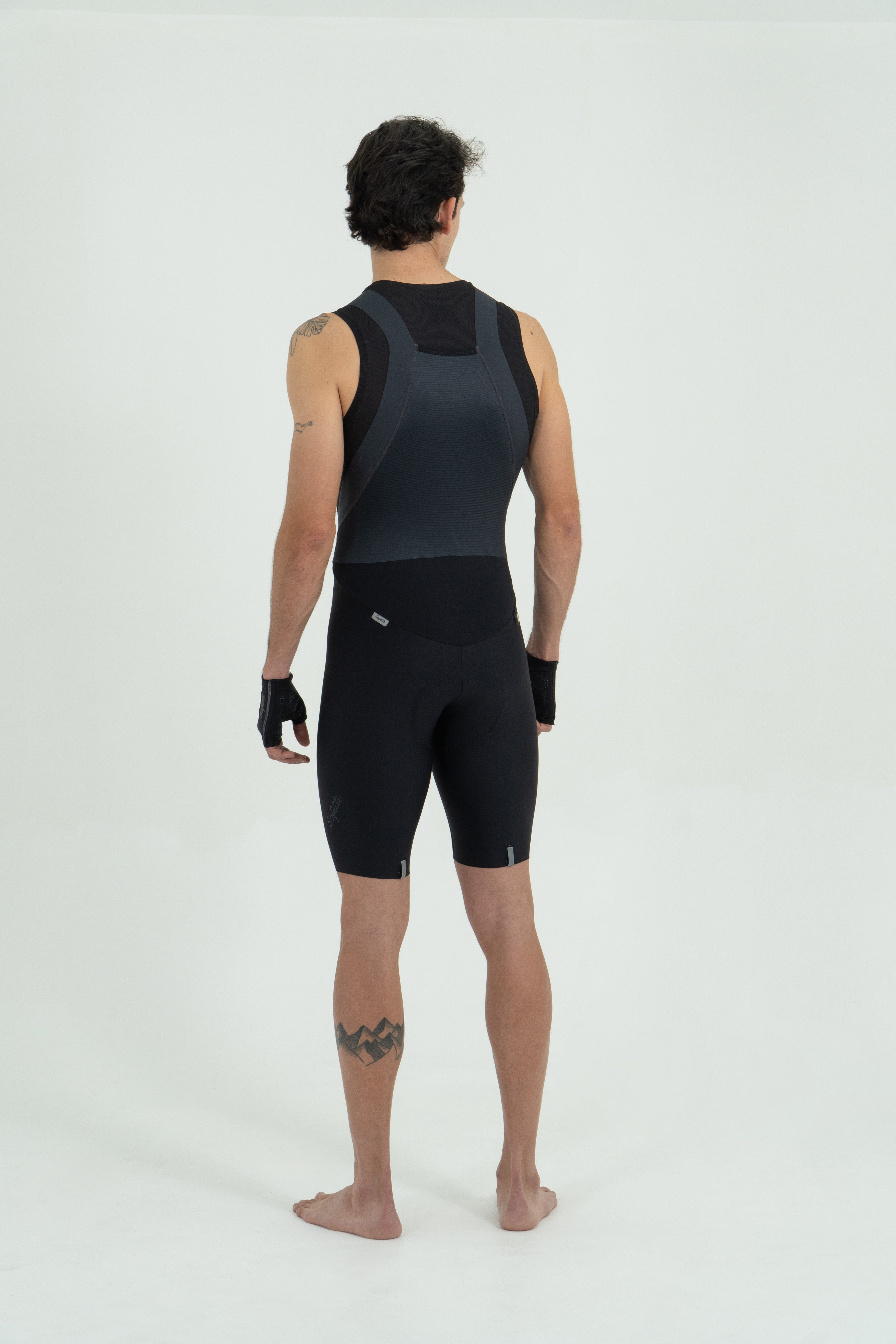 PANTALONETA CICLISMO TOSCANA NERO PARA HOMBRE
