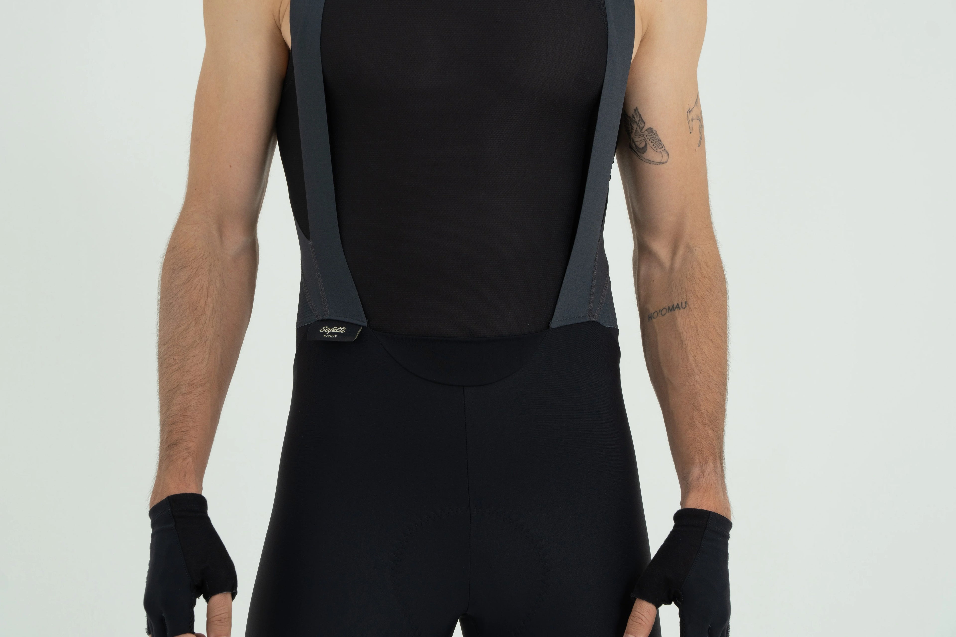 PANTALONETA CICLISMO TOSCANA NERO PARA HOMBRE
