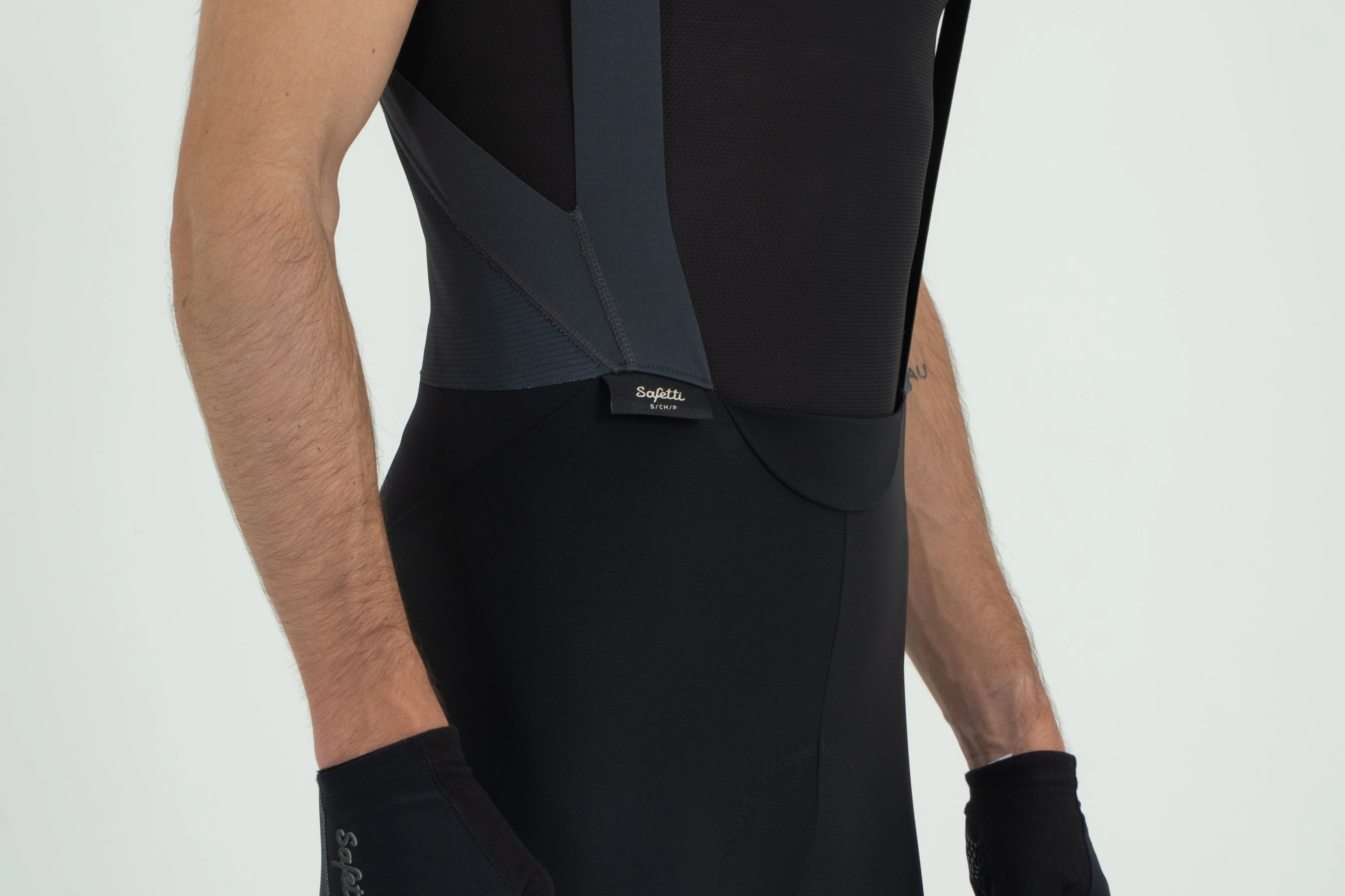 PANTALONETA CICLISMO TOSCANA NERO PARA HOMBRE