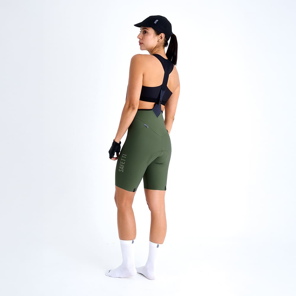 PANTALONETA CICLISMO  TOSCANA 2.0 VENTI OLIVA PARA MUJER