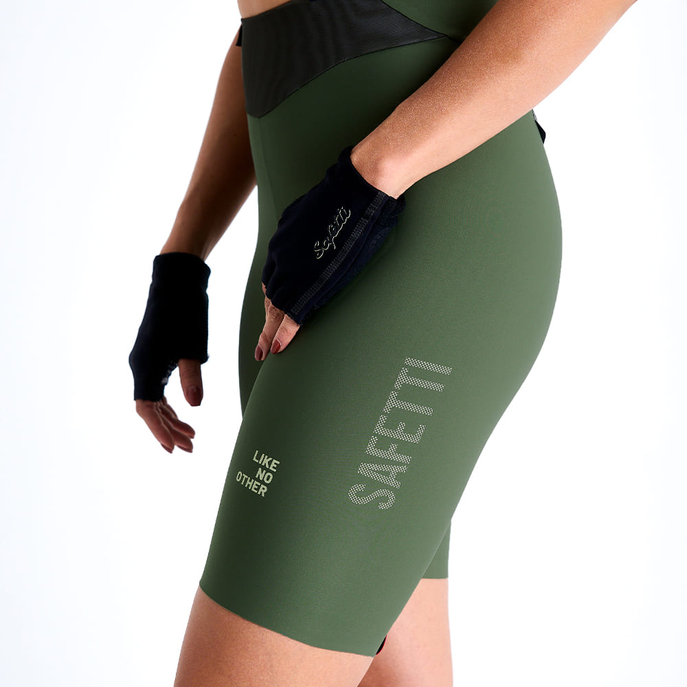 PANTALONETA CICLISMO  TOSCANA 2.0 VENTI OLIVA PARA MUJER