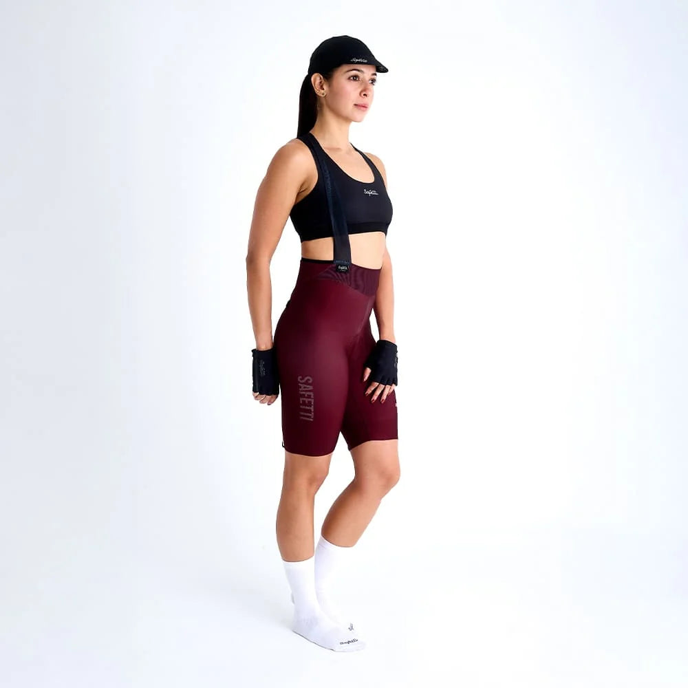 PANTALONETA CICLISMO  TOSCANA VENTI 2.0 VINO PARA MUJER