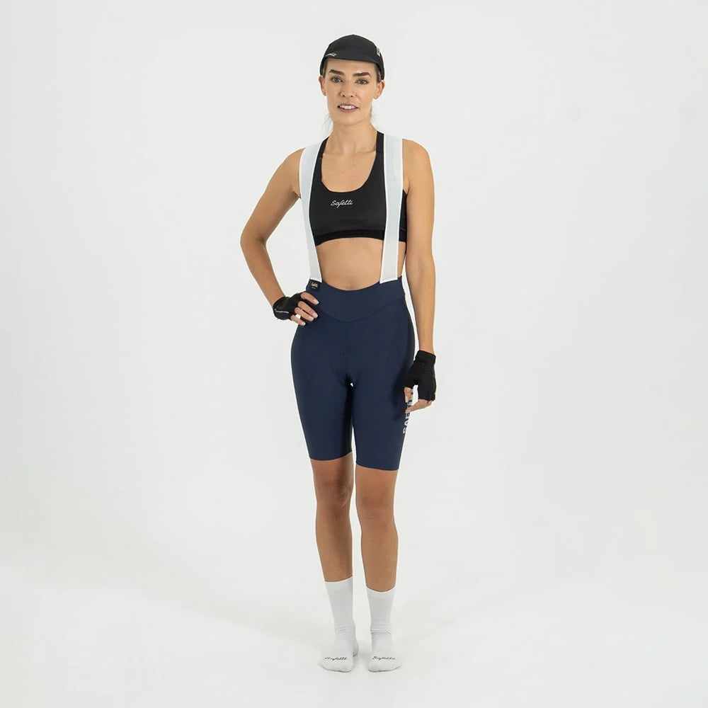 Women’s Girona Navy Cycling Bib Shorts