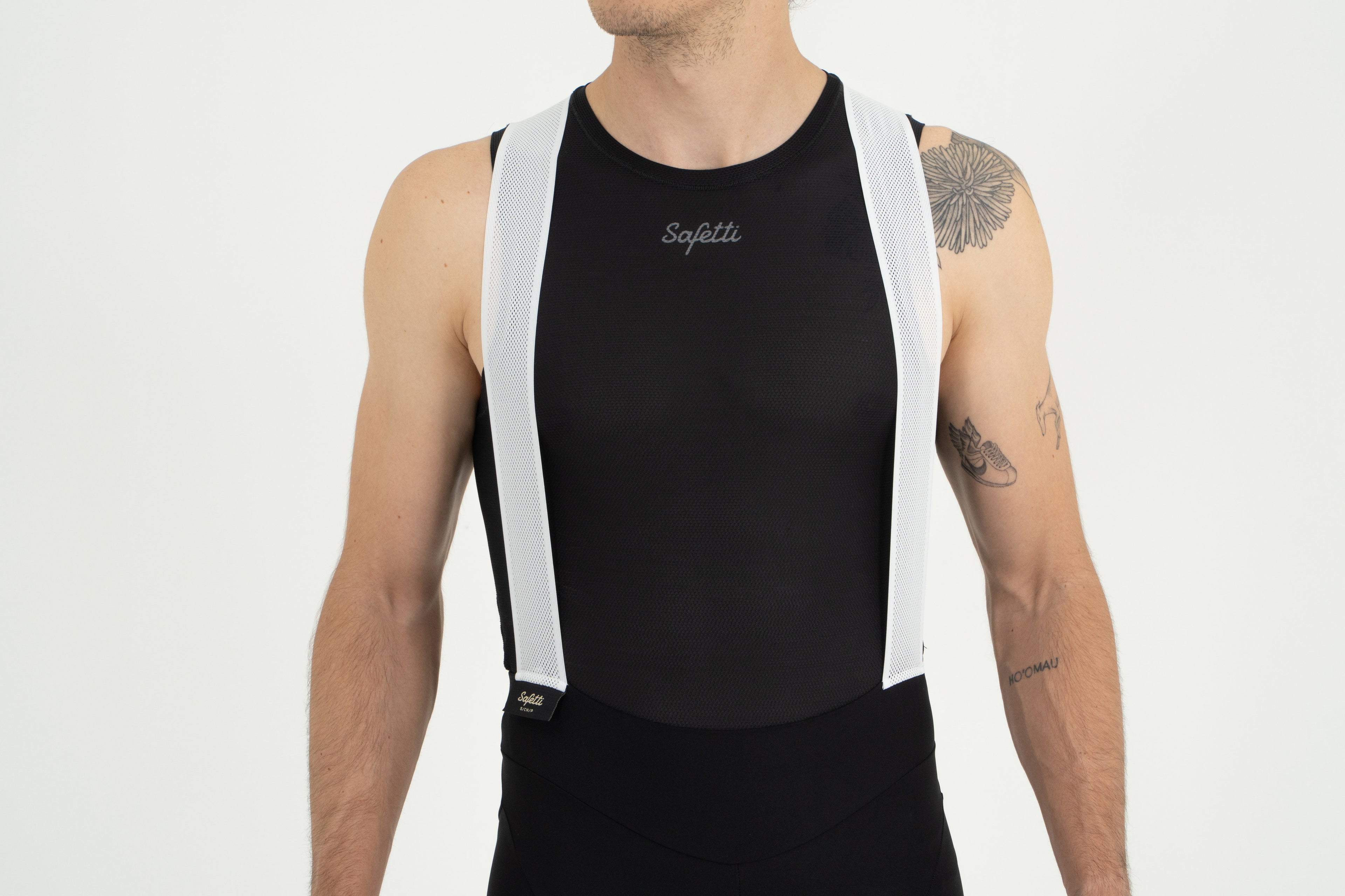 PANTALONETA CICLISMO CON CARGADERAS GIRONA NERO PARA HOMBRE